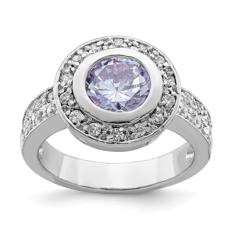 Sterling Silver Cz Ring