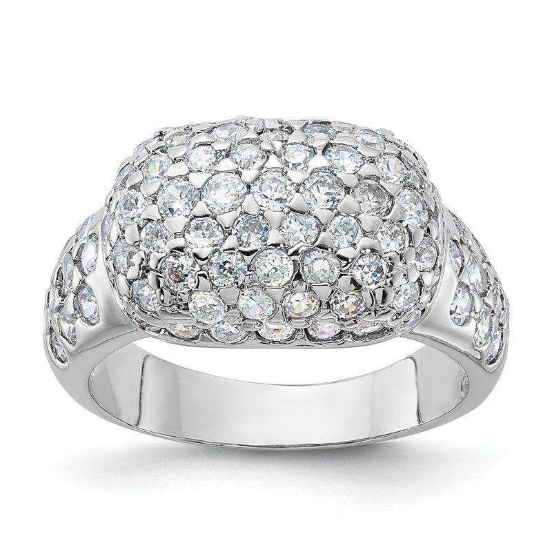 Sterling Silver Cz Pav‚Äö Ring (Size 7 Only)