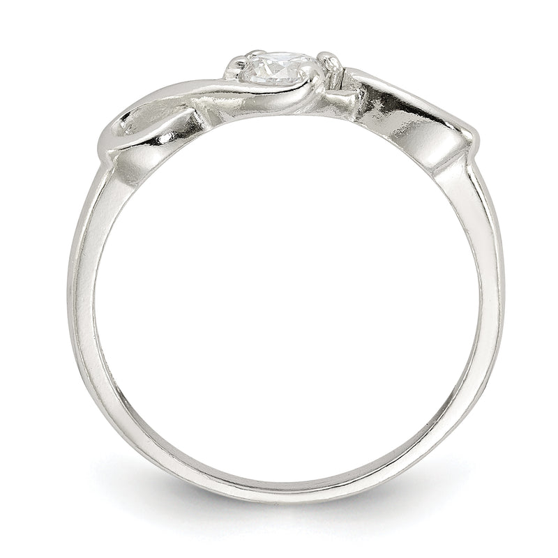Sterling Silver Cz Ring