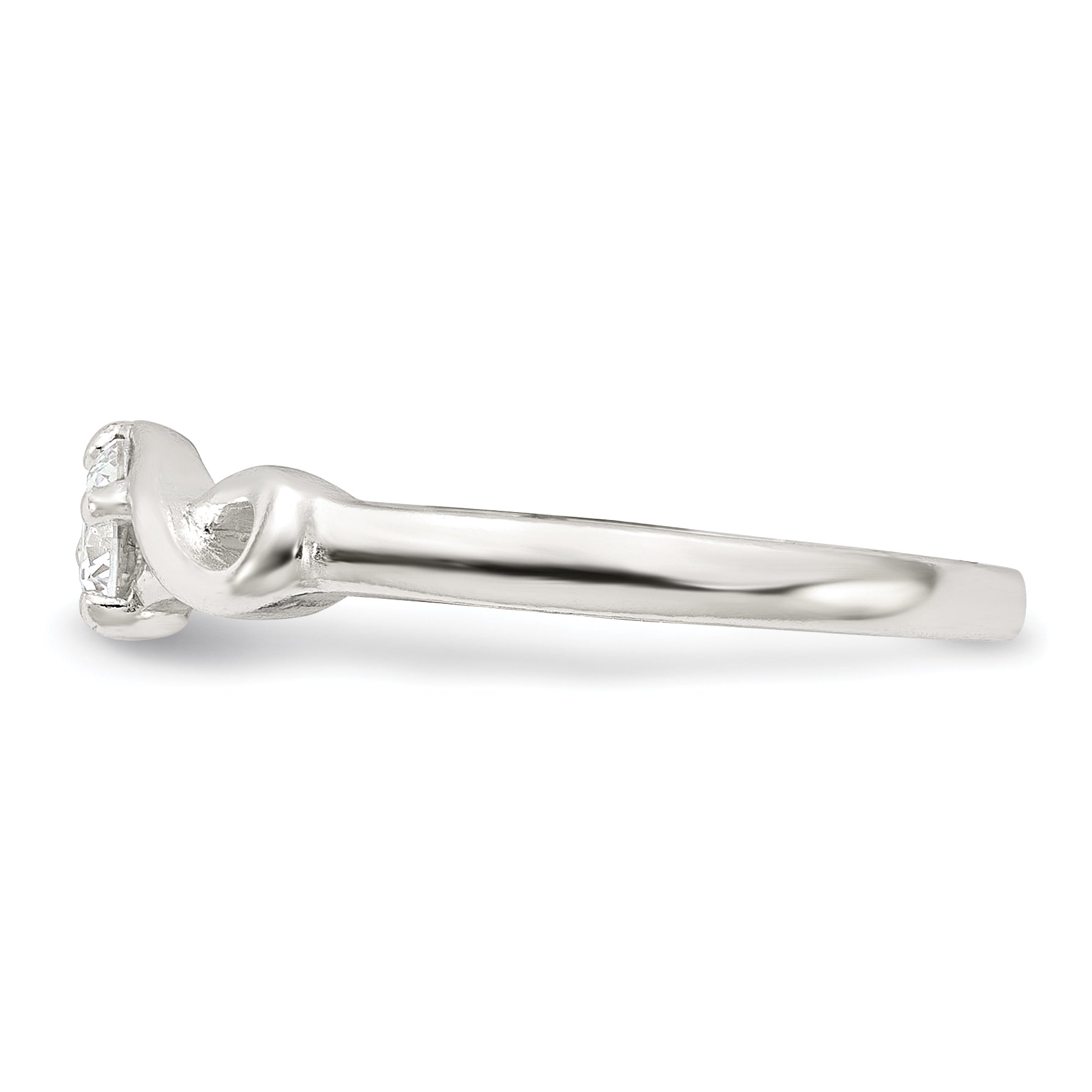 Sterling Silver Cz Ring