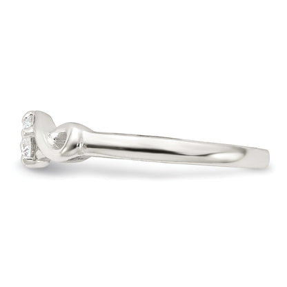 Sterling Silver Cz Ring