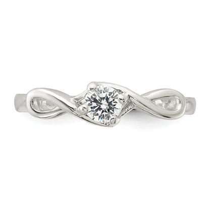 Sterling Silver Cz Ring