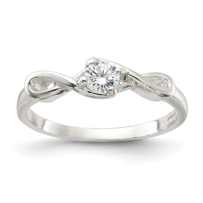 Sterling Silver Cz Ring