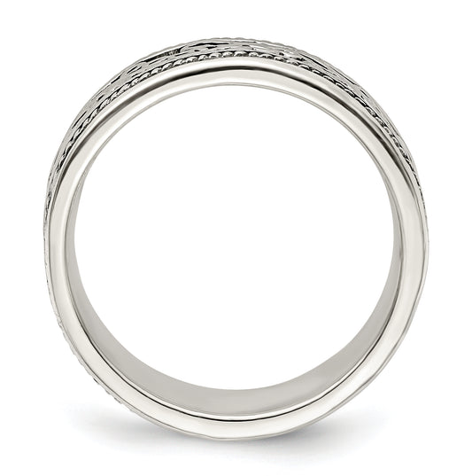 Sterling Silver Antiqued Band