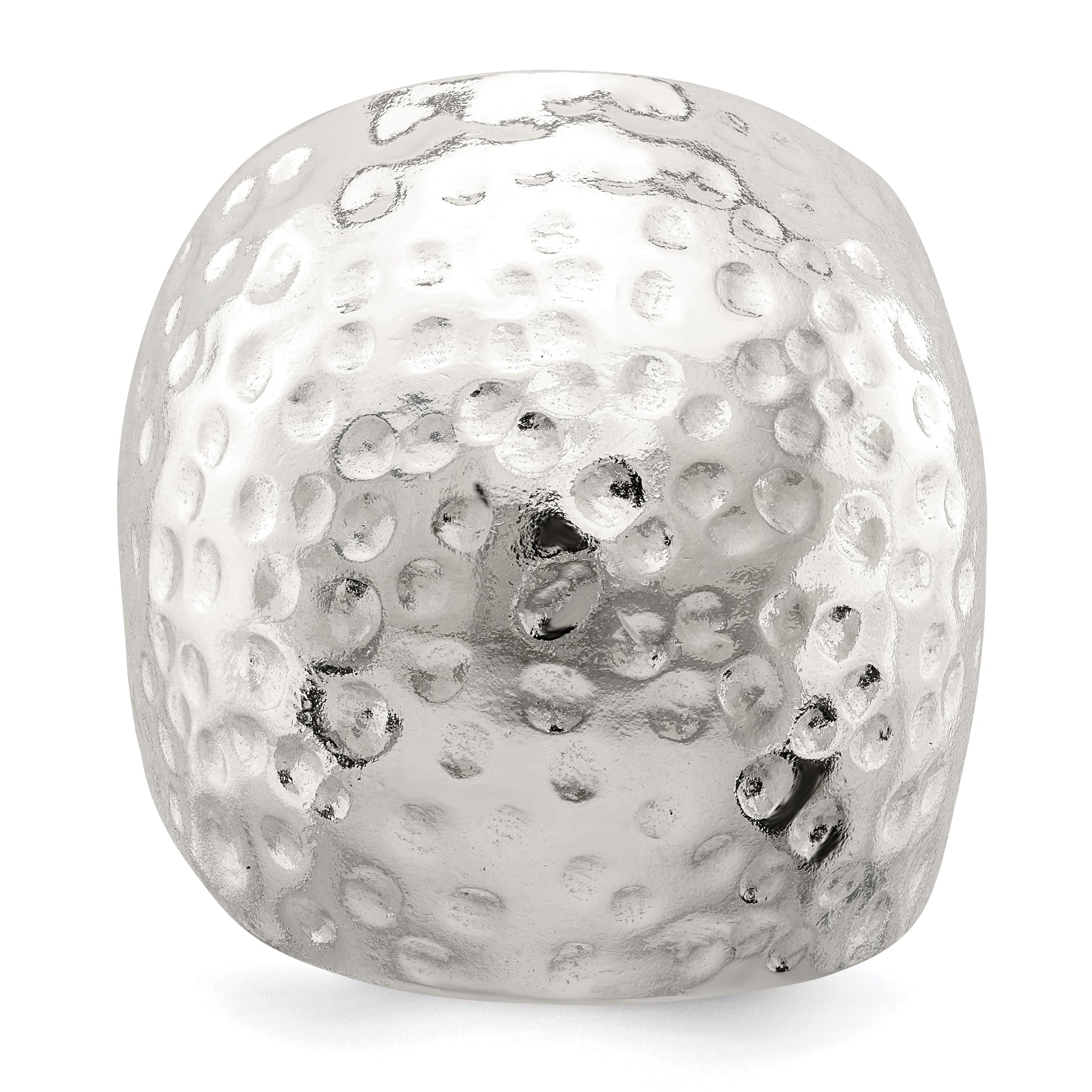 Sterling Silver Textured Dome Ring