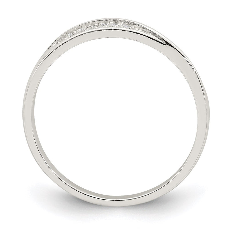 Sterling Silver Cz Ring