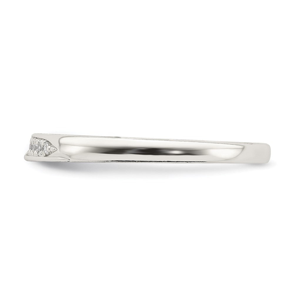 Sterling Silver Cz Ring