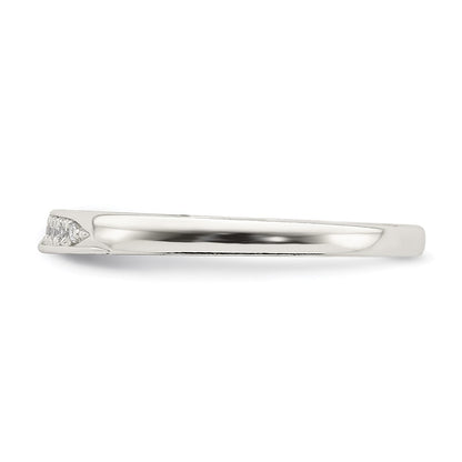 Sterling Silver Cz Ring