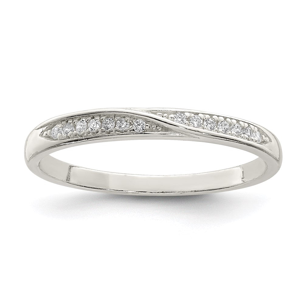 Sterling Silver Cz Ring
