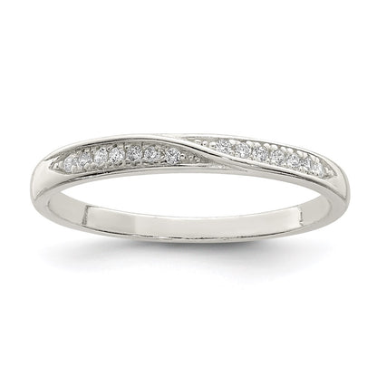 Sterling Silver Cz Ring
