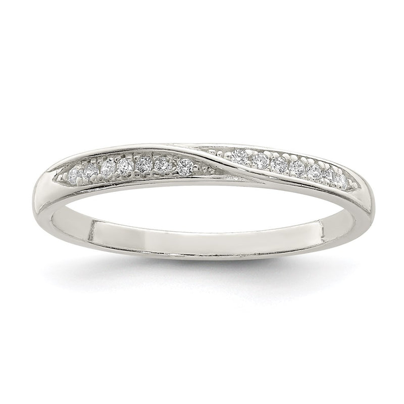 Sterling Silver Cz Ring