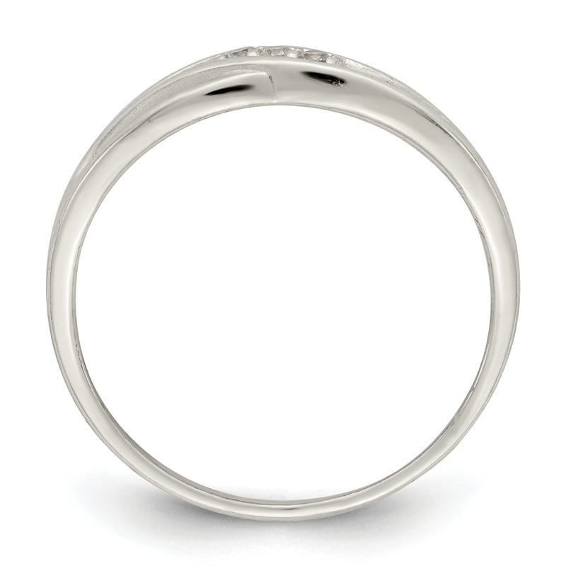 Sterling Silver Cz Ring