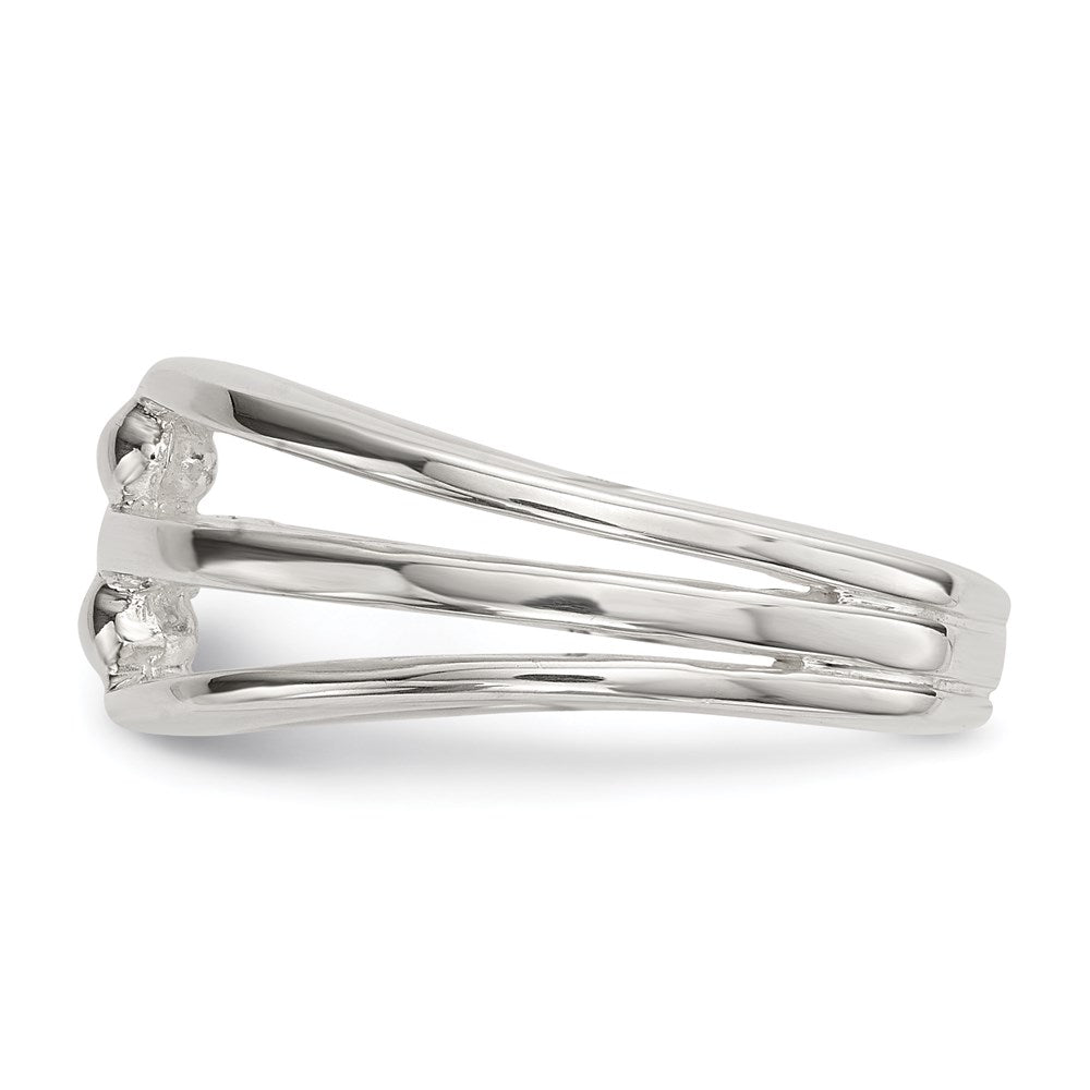 Sterling Silver Fancy Ring (Size 8 Only)
