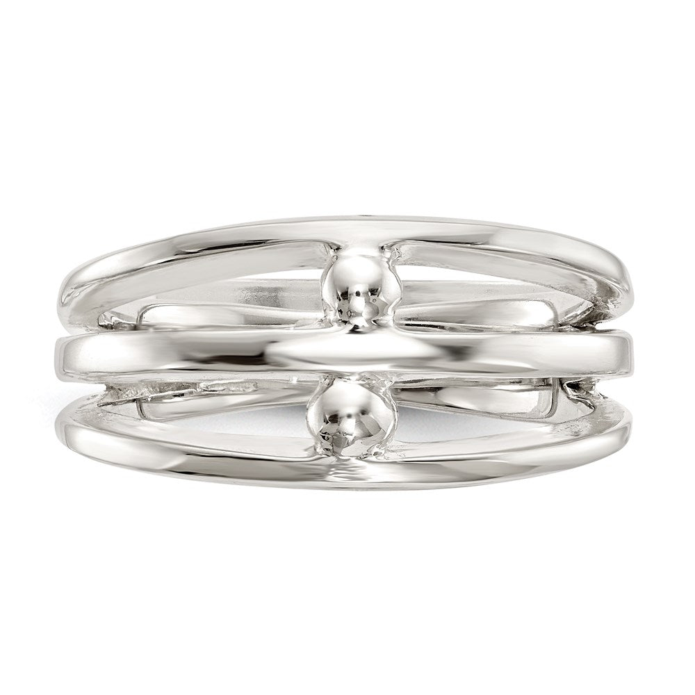 Sterling Silver Fancy Ring (Size 8 Only)