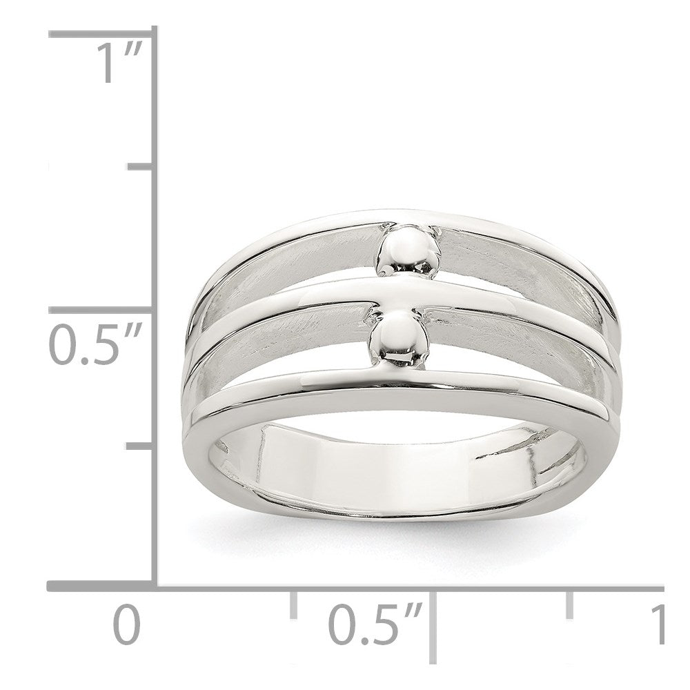 Sterling Silver Fancy Ring (Size 8 Only)