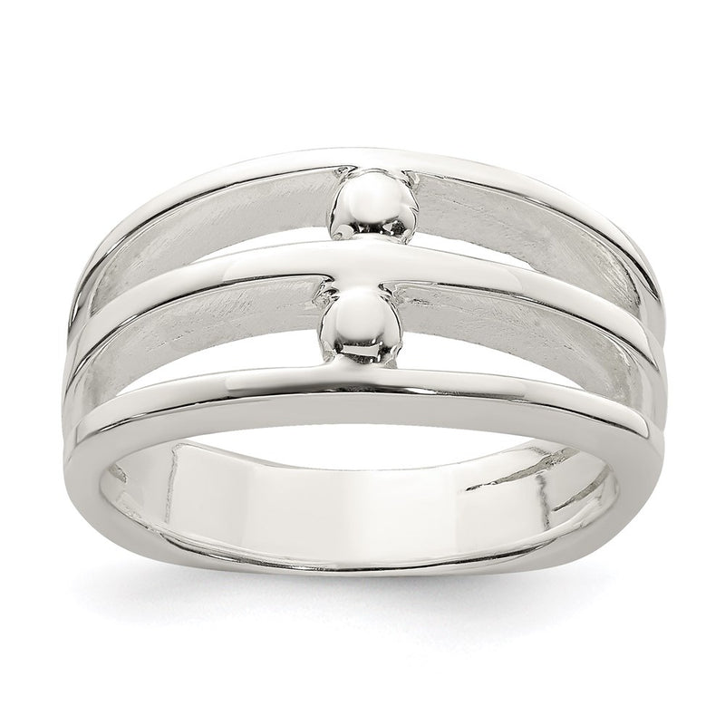Sterling Silver Fancy Ring (Size 8 Only)