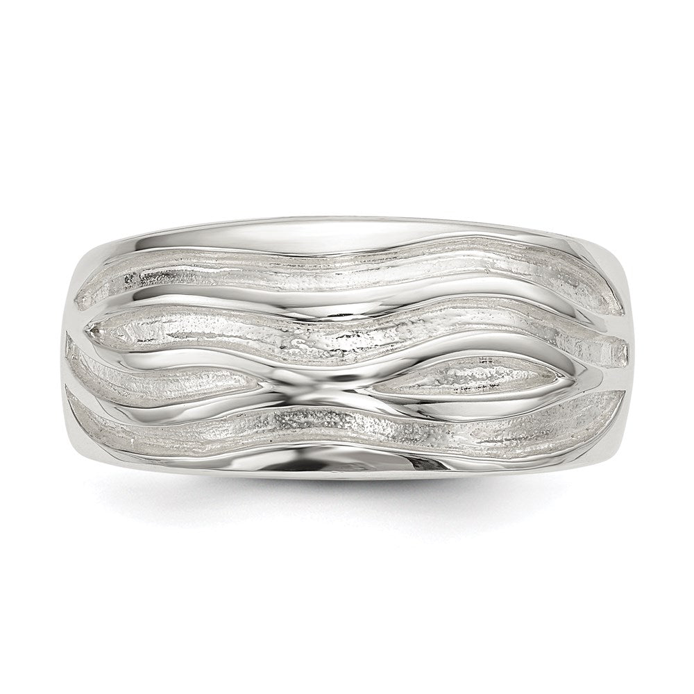Sterling Silver Fancy Ring (Size 6 Only)