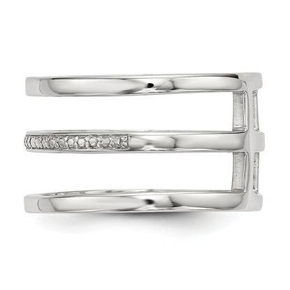 Sterling Silver Diamond Accent Ring (Size 7 Only)