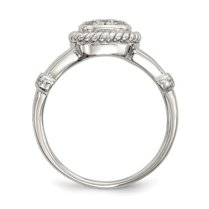 Sterling Silver Cz Ring