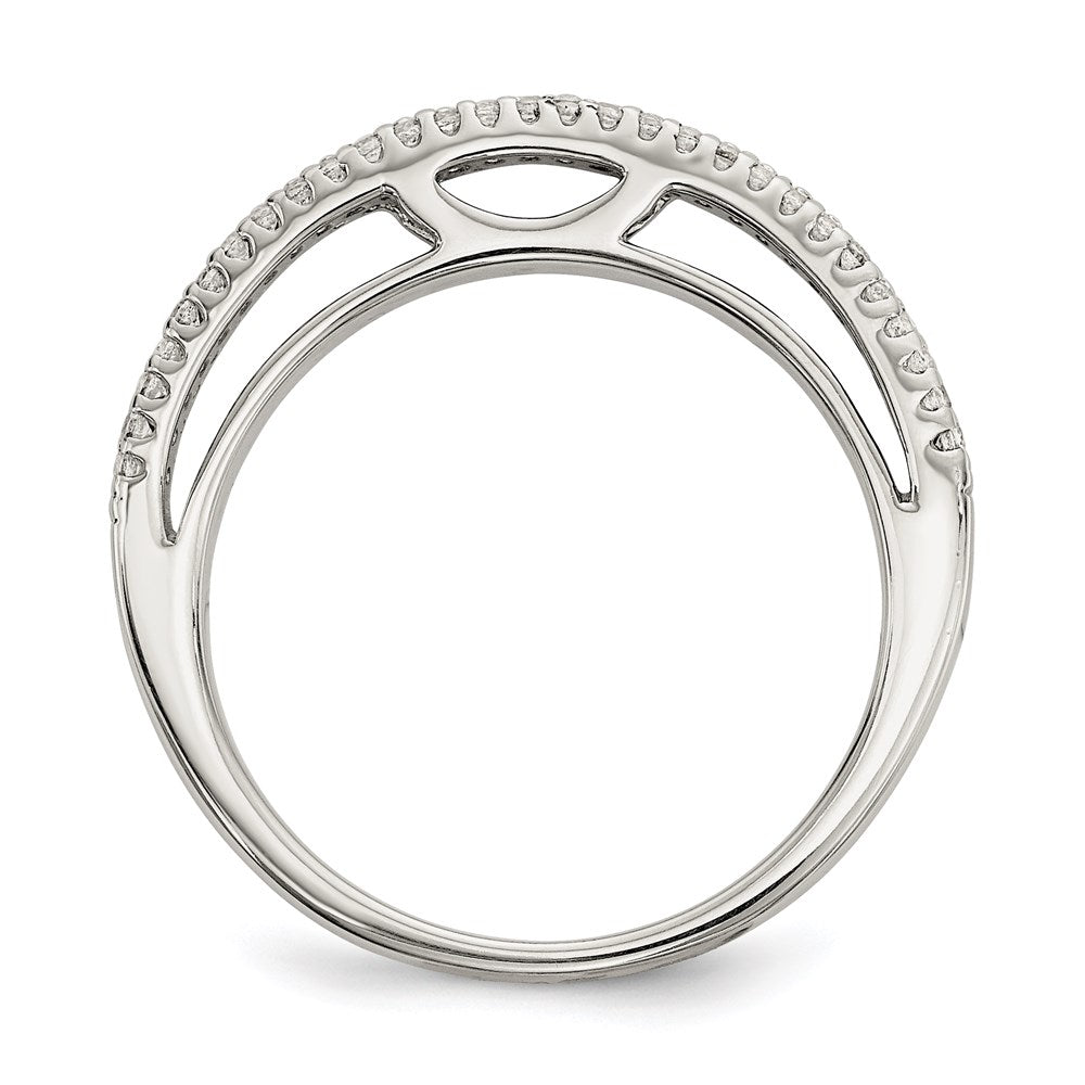 Sterling Silver Cz Ring