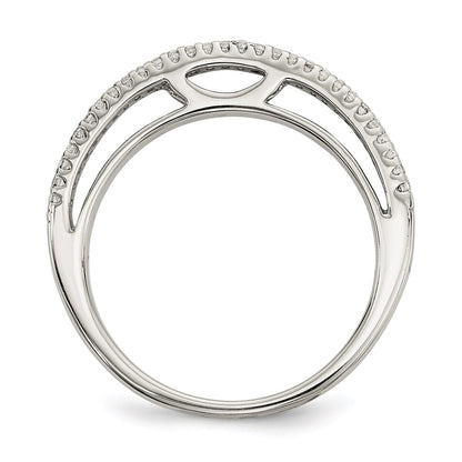 Sterling Silver Cz Ring