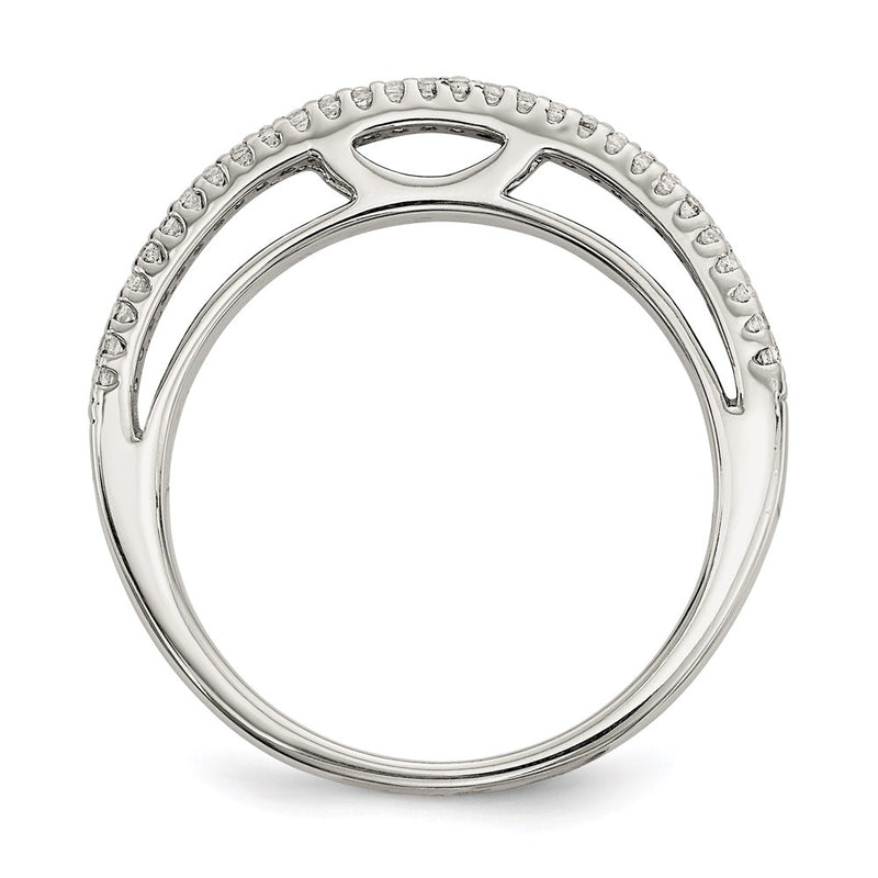 Sterling Silver Cz Ring