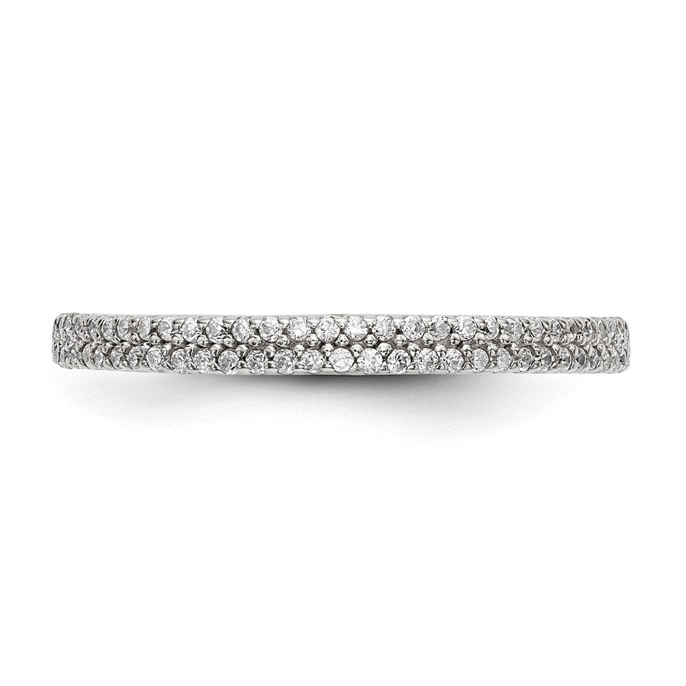 Sterling Silver Cz Ring