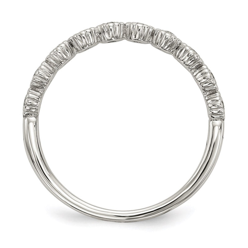 Sterling Silver Cz Ring