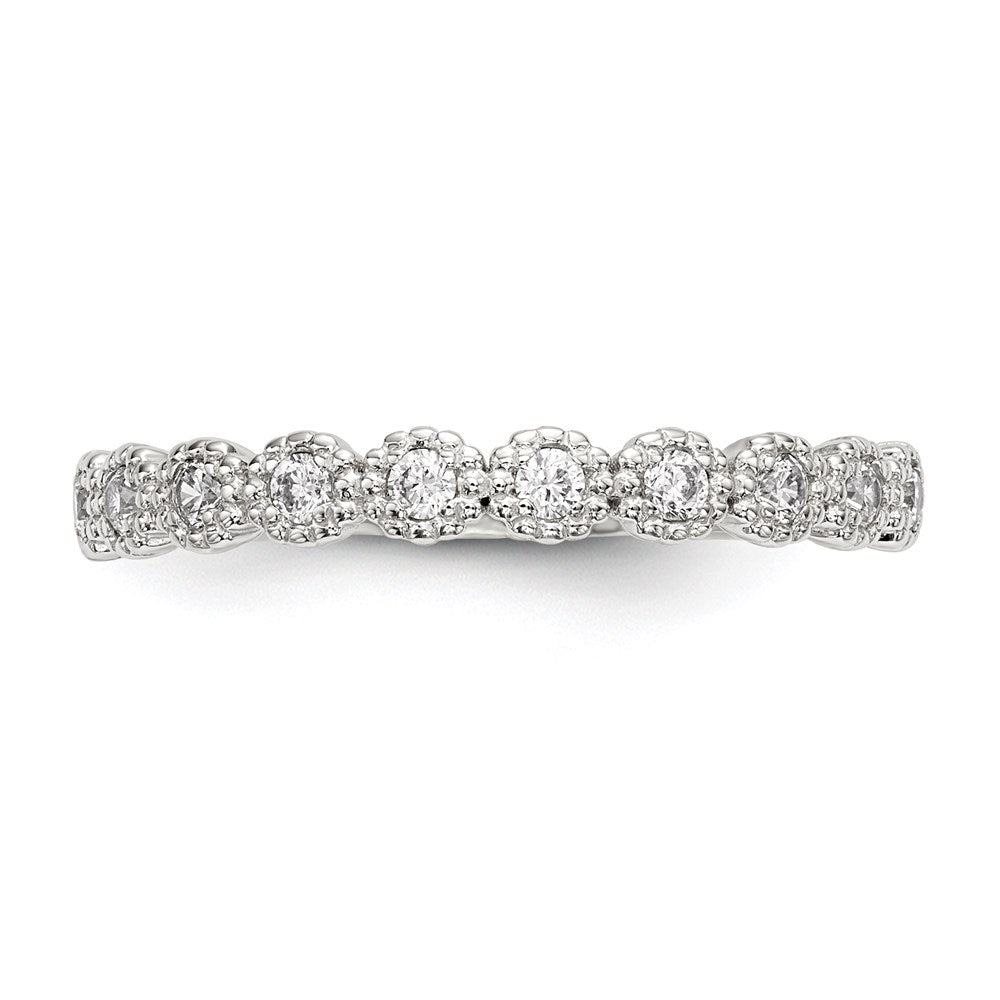 Sterling Silver Cz Ring