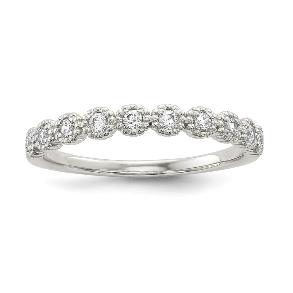 Sterling Silver Cz Ring