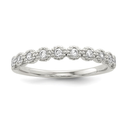 Sterling Silver Cz Ring