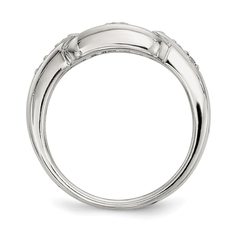 Sterling Silver Cz Ring