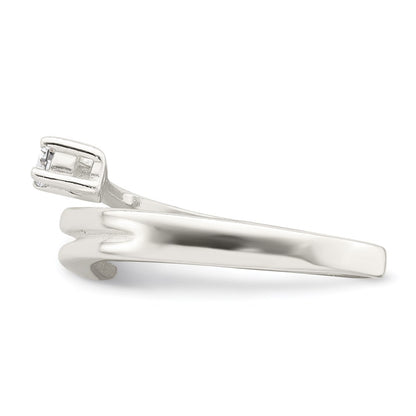 Sterling Silver Cz Ring (Size 8 Only)