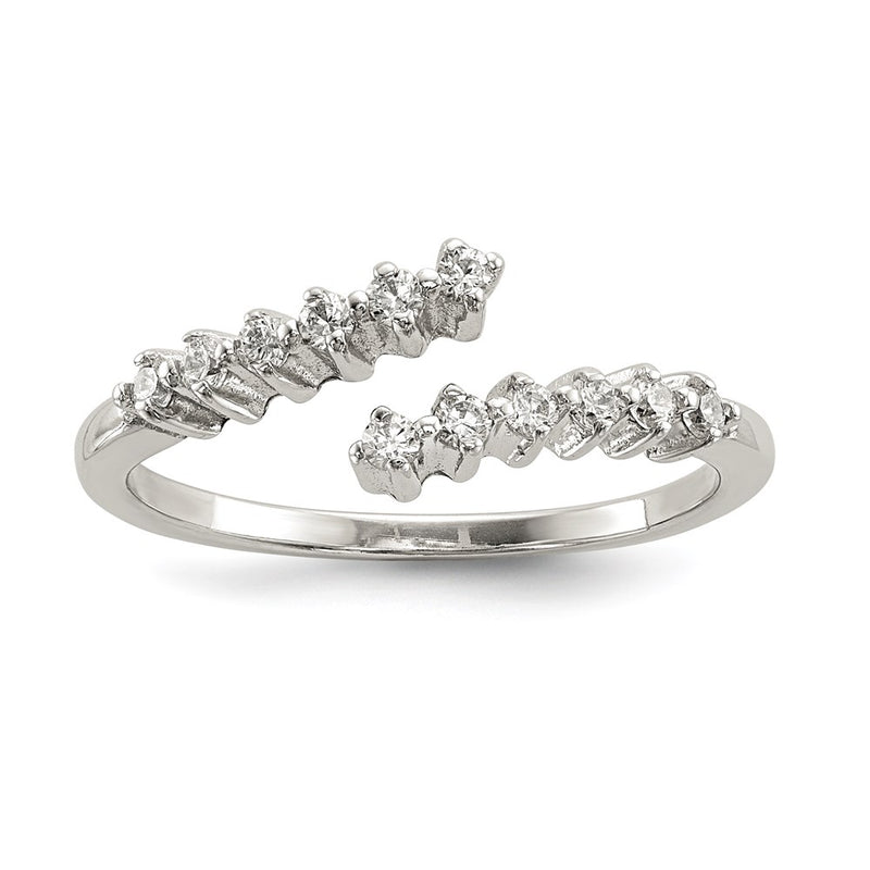 Sterling Silver Cz Ring (Size 8 Only)