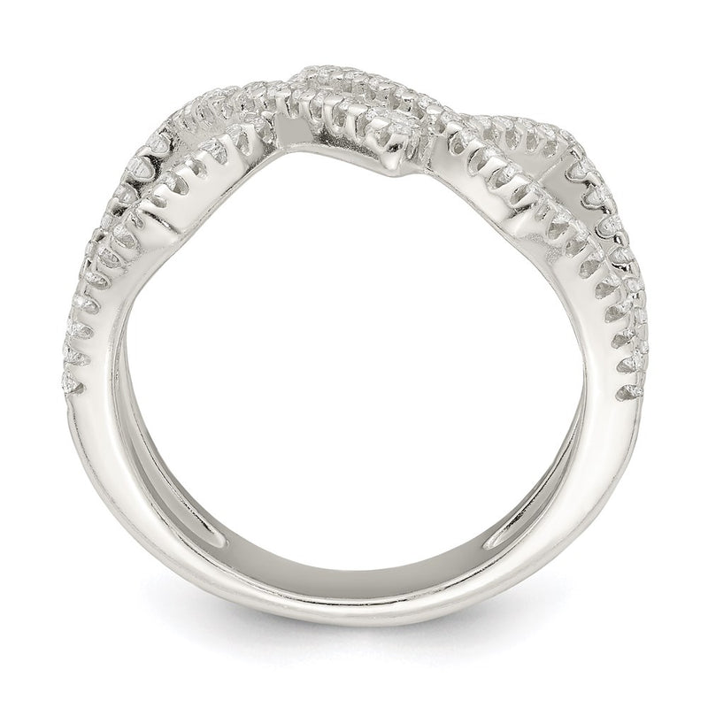 Sterling Silver Cz Ring