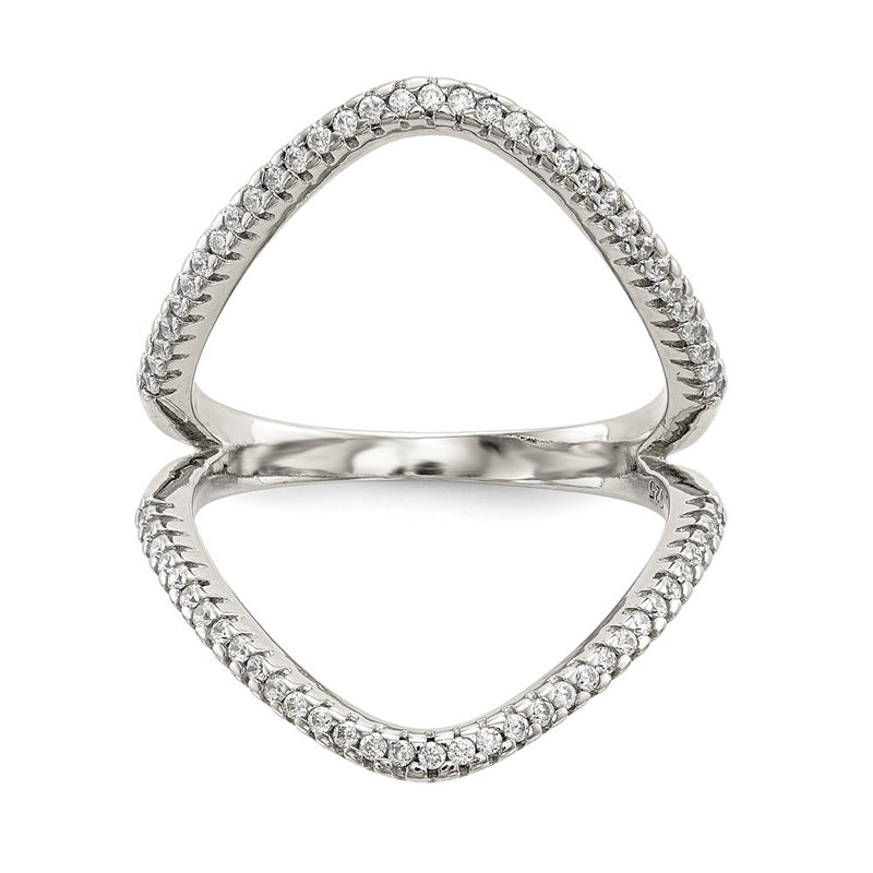 Sterling Silver Cz Ring