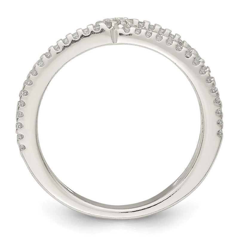 Sterling Silver Cz Ring