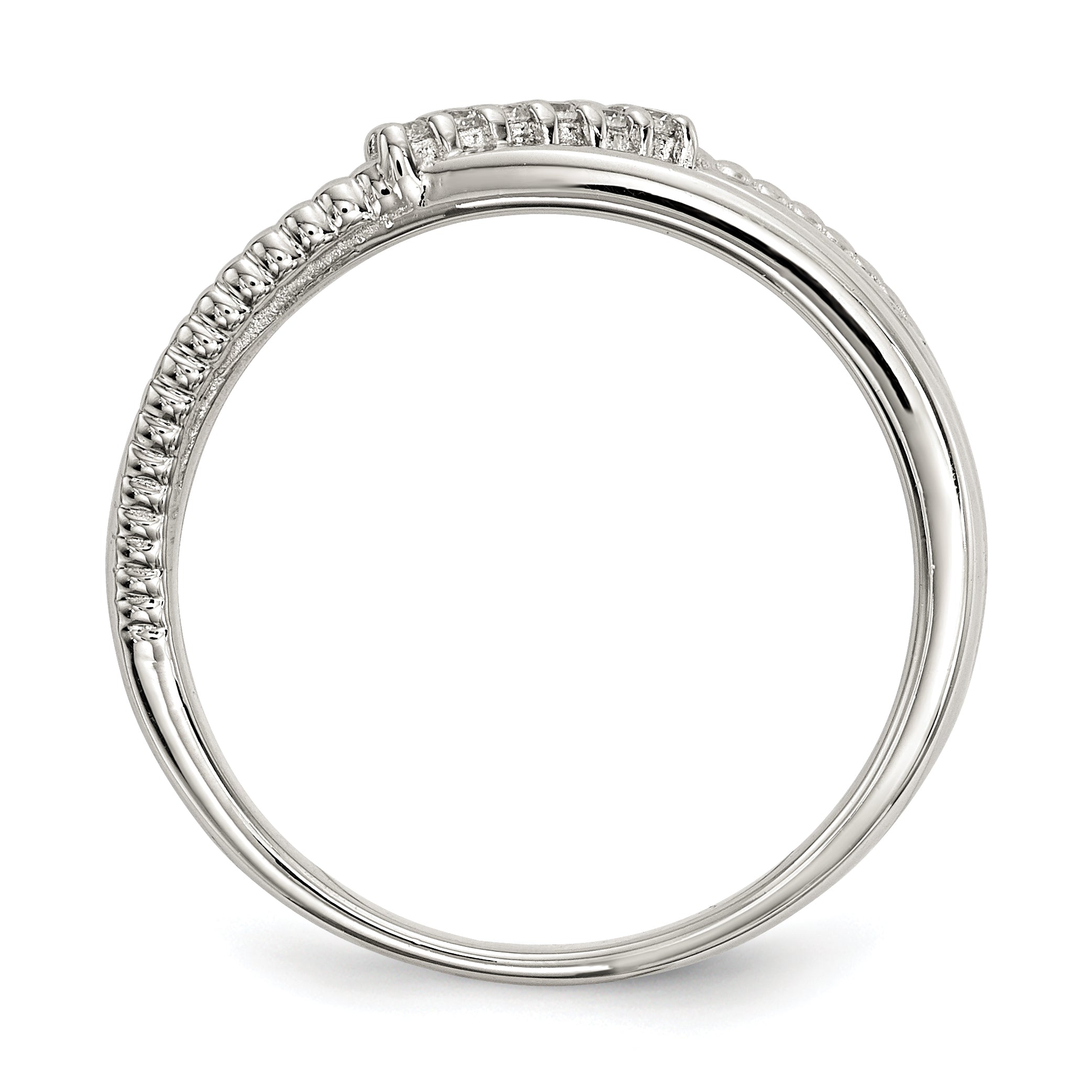 Sterling Silver Cz Ring