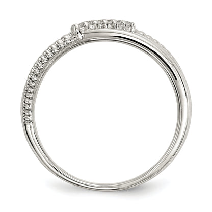 Sterling Silver Cz Ring