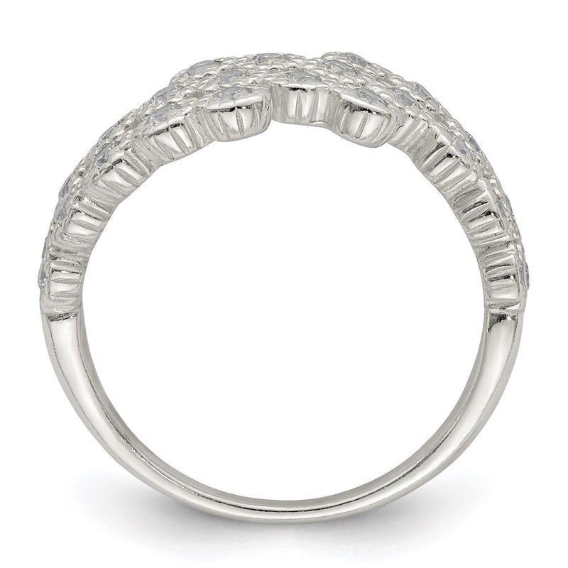 Sterling Silver Cz Ring
