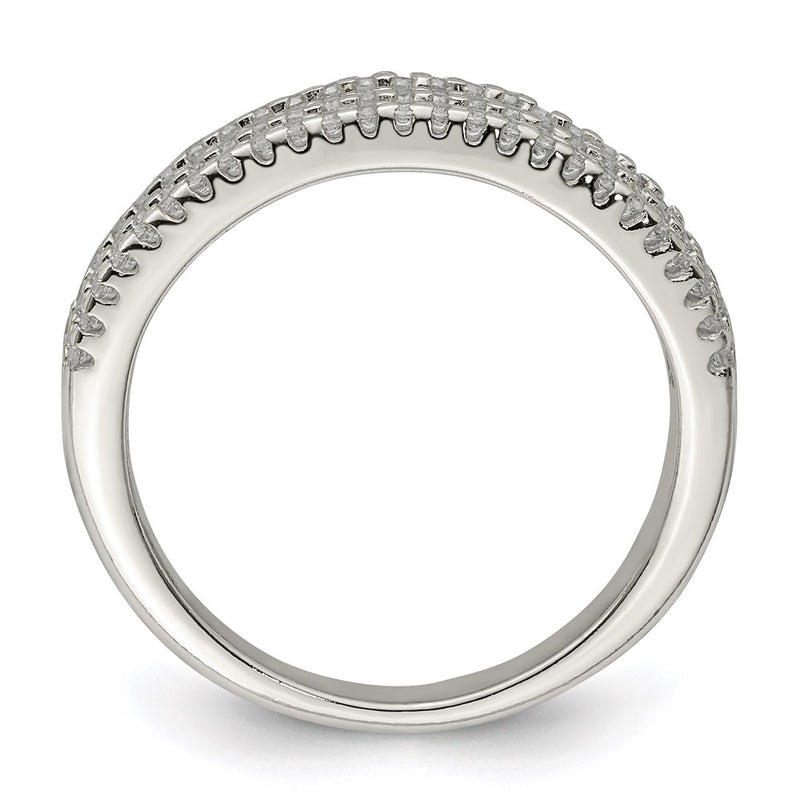 Sterling Silver Cz Ring