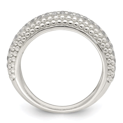 Sterling Silver Cz Ring