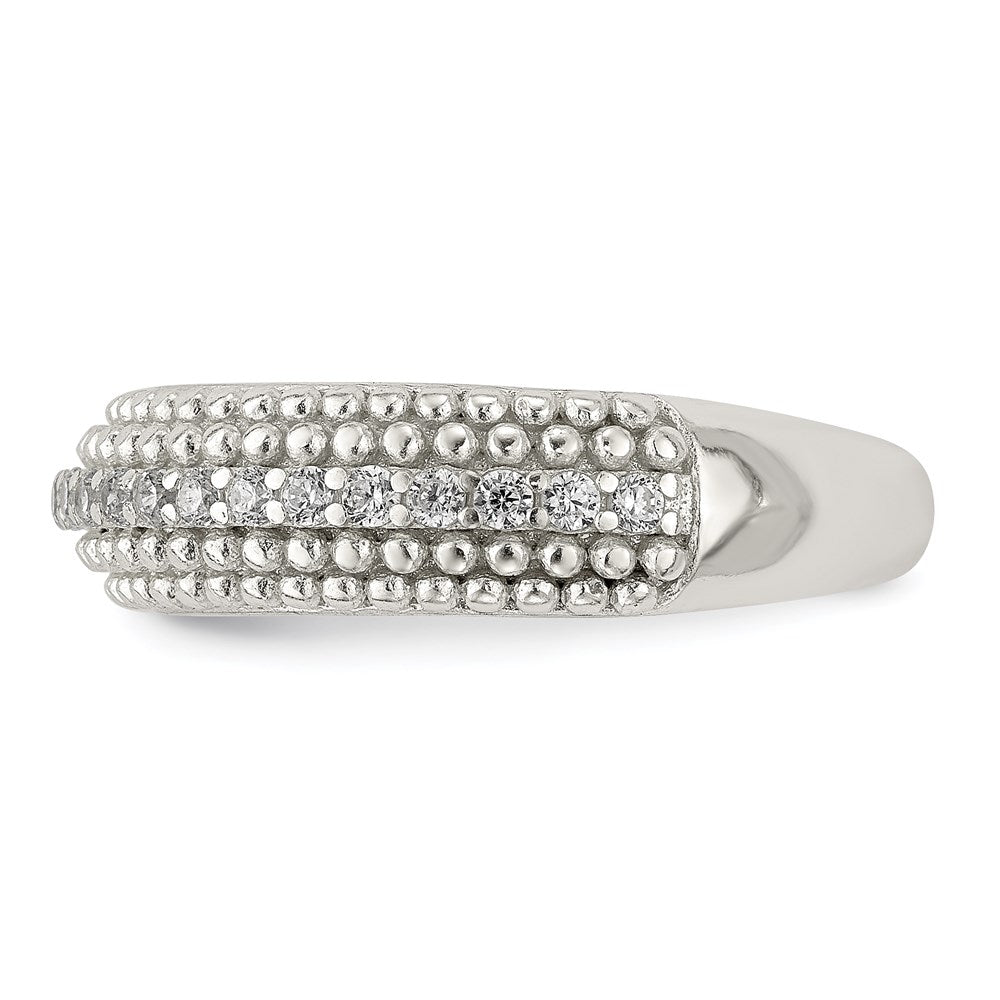 Sterling Silver Cz Ring