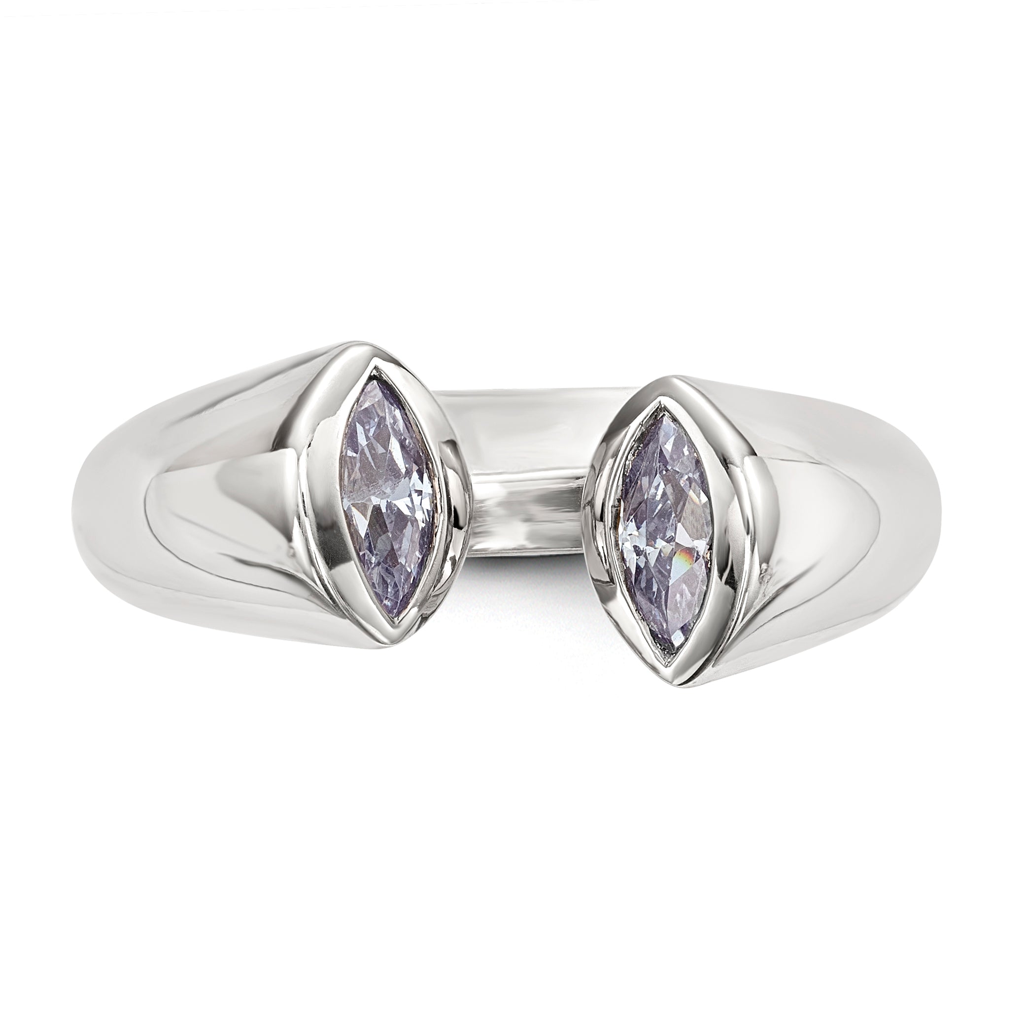 Sterling Silver Cz Ring