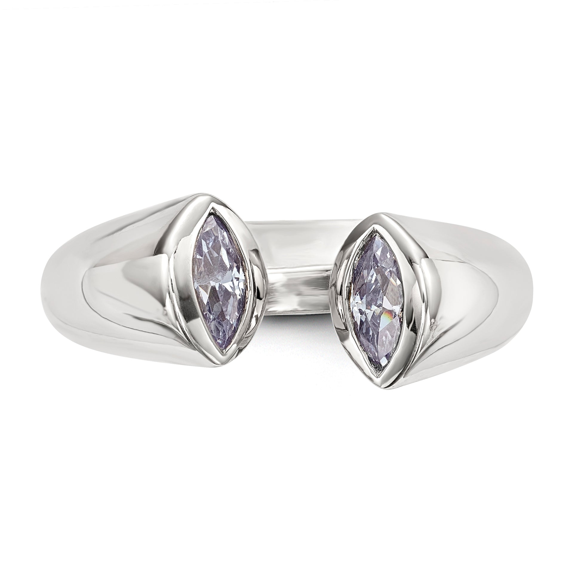 Sterling Silver Cz Ring