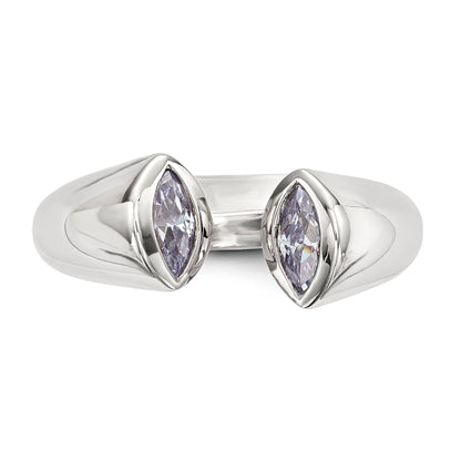 Sterling Silver Cz Ring