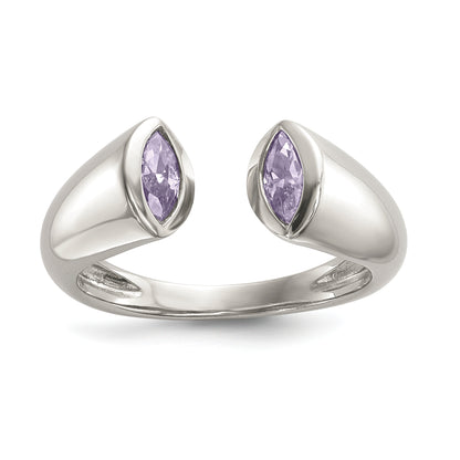 Sterling Silver Cz Ring