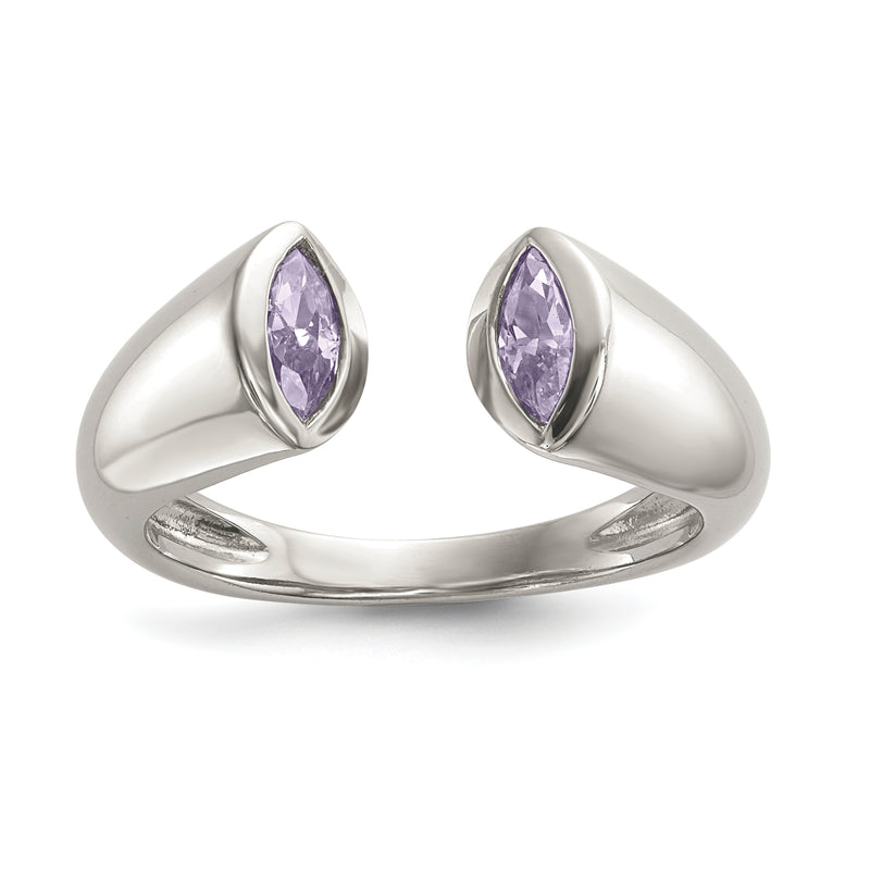 Sterling Silver Cz Ring