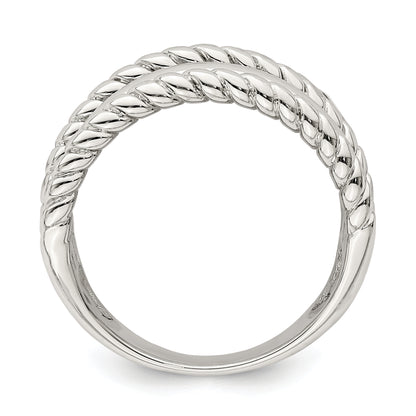 Sterling Silver Polished Fancy Ring