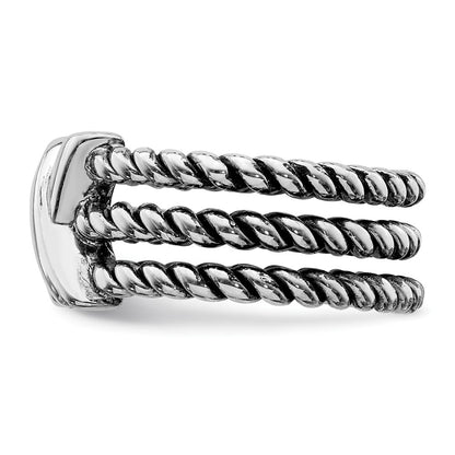 Sterling Silver Oxidized Ring (Size 6 Only)
